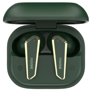 Noise Buds N1 earbuds in charging case, top view