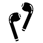 True Wireless earbuds logo