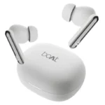 boAt Airdopes Bliss ANC earbuds with charging case white color