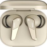 Noise Buds N1 Pro in Ear Truly Wireless Earbuds with Metallic Finish, ANC(Upto 30Db), 60H of Playtime, Dual Pairing, Instacharge(10 Min=200 Min), BT V5.3(Chrome Beige)