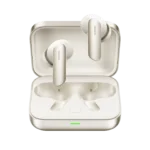 realme Buds Air 7 charging case with open lid and earbuds inside.